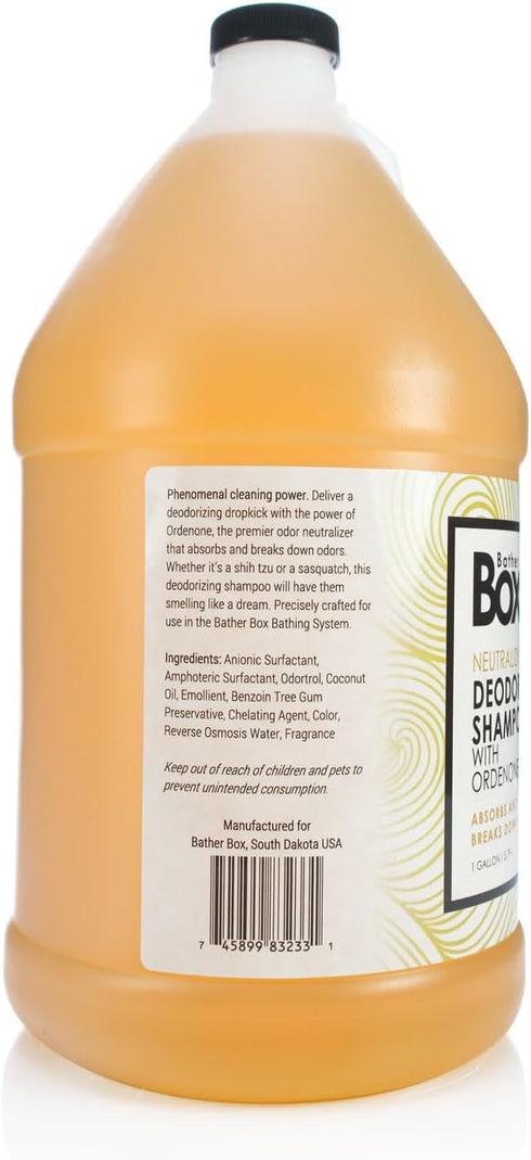 Deodorizing Dog Shampoo, 1 Gallon - Odor Eliminator, Freshens Pet Odors, Professional Grooming Grade
