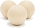 Hockey Revolution Swedish Stickhandling Balls - 3-Pack Hardwood No-Bounce Floorball Training Equipment