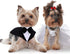 IDOMIK Dog Tuxedo for Small Medium Large Dogs, Detachable Formal Wedding Suit with Bow Ties & Bandana Set