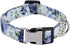 Girl Dog Collar, Cotton Pet Collar with Flowers Daisy and Rose Patterns, Adjustable Quick-Release Buckle for Small