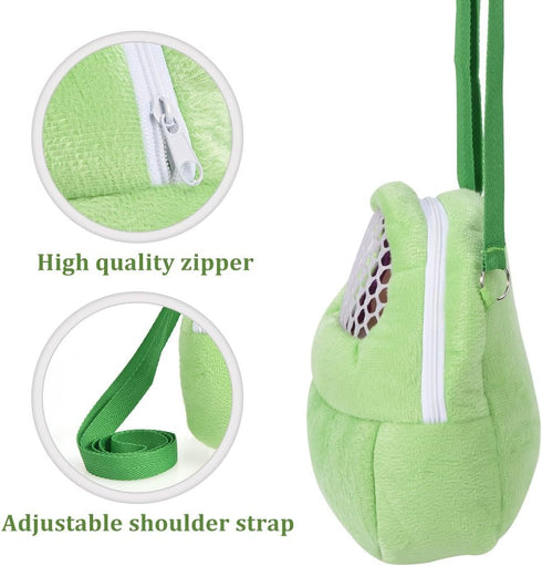 1 PCS Portable White Mesh Bag, African Hedgehog Hamster Breathable Pet Carrier, Handbags Puppy Cat Travel Backpack
