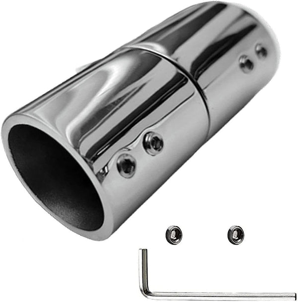 RedSnake Stainless Steel Marine Grade Boat Railing Pipe Connector, Folding Swivel Coupling Tube Fitting
