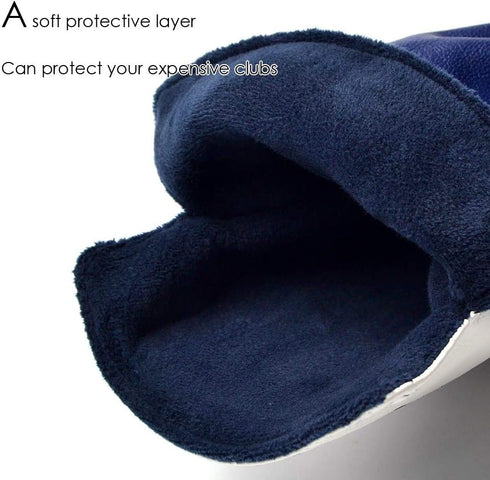 GOOACTION USA Golf Club Driver Cover - American Stars and Stripes Flag Synthetic Leather Protector