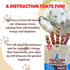 Amazing Dog Treats 6" Braided Bully Stick (10 Pcs/Pack) - Made from Premium Grass Fed Argentinian Beef
