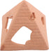 FOMIYES Aquarium Shrimp Breeding Cave and Fish Hiding Shelter Ceramic Pyramid Ornament