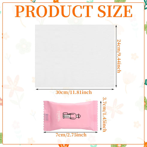 42Pcs Disposable Compressed Towels, Portable Compressed Towel Tablets Thicker Super Absorbent Wash Cloths Face Towel