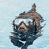 UV Protection Dog Goggles for Medium & Large Dogs - Waterproof Windproof Sunglasses for Long-Snout Breeds Outdoor