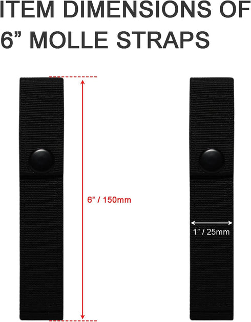 Tactical Gear Accessories Molle System Strap Clip for Backpack, Vest, and Bags