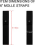 Tactical Gear Accessories Molle System Strap Clip for Backpack, Vest, and Bags