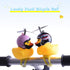 NEKRASH Duck Bike Bell, Rubber Duck Bicycle Accessories with LED Light, Cute Handlebar Horns for Kids