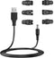 Universal Replacement Charger USB for Electric Hairdressers, Dog Clippers, Shavers, Compatible Voltage 3.7V - 5V with 6
