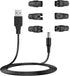 Universal Replacement Charger USB for Electric Hairdressers, Dog Clippers, Shavers, Compatible Voltage 3.7V - 5V with 6