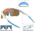 HAAYOT Polarized Sports Sunglasses for Men, Women, Youth, Baseball, Cycling, Running Glasses with 5 Lenses
