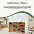 MUOUM 56 1/64 Wood Toy Car Display Rack, Holds Diecast Cars Model Car Display Case Scale Toy Cars Organizer