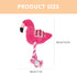 Mipcase Dogman Toys Chew Toys Small Dog Toy Dog Toys Flamingo Squeaky Toy for Dogs Flamingo Chew Toy Pet Supplies Cotton Rope Plush Toy The Dog Indestructible Pink Pet Toys