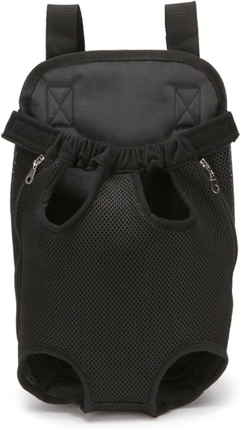 HEEPDD Lightweight Pet Carrier Backpack, Legs Out Soft Mesh Bag for Walking Hiking Bike Motorcycle (S)