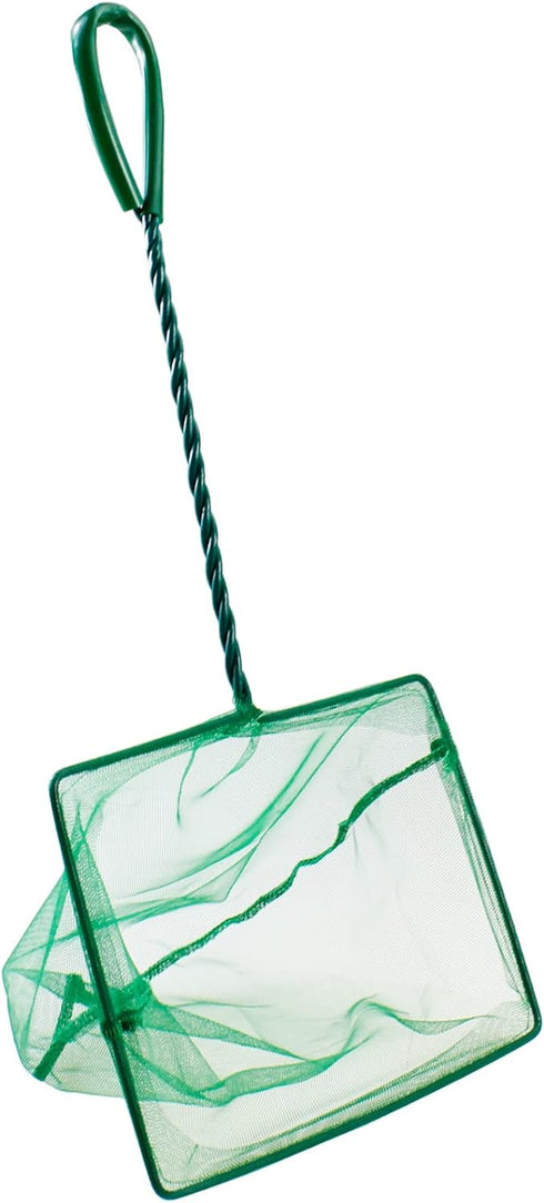 AQUANEAT 8 Inch Fish Tank Net with 10.5 Inch Handle for Aquarium