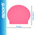 Sporti Kids Latex Swim Cap, Anti-Slip Ribbing, Easy to Wear Thin Rubber Bathing Cap