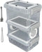 Genrico Flour Breeding Kit | Stable Multi-Layer Container with Breathable Filter, Silk Watching