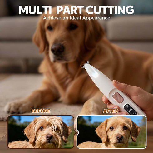 2026 Trimmer Trimmer, Trimmers (1) New Dog Paw with LED Light, Dog Grooming Kit & Pet Micro Precision Dogs Paw Electric