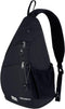 WATERFLY Sling Bag Crossbody Backpack: Over Shoulder Daypack Casual Cross Chest Side