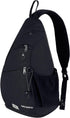 WATERFLY Sling Bag Crossbody Backpack: Over Shoulder Daypack Casual Cross Chest Side