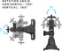 Trail Cameras Mounting Bracket with 360° Rotating Adjustable Holder for Outdoor Hunting Gear, Game Camera Kit