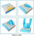 mavere 100 Odor Sealing Cat Litter Poop Clump Pick-Up Bags with Handles Scoop Tie Bags Dog Waste Bag, Leak Proof Pet