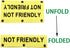 JXGZSO Not Friendly Ask to Pet Dog Lead Give Me Space Dog Leash Wrap Rescue Dog Lead Cover (NOT FRIENDLY DLS)