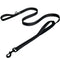 Heavy Duty Dog Leash 6ft Long - Traffic Padded Two Handle Nylon Leashes for Large or Medium Dogs - Reflective Dual