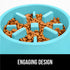 Gorilla Grip Slow Feeder Dog and Cat Bowls, Interactive Puzzle Toy for Food Training, 1 Cup Turquoise, 100% BPA Free,