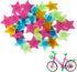 Star Bike Wheel Spokes Bead Plastic Clip Decorations for Children's Bicycle Spokes Accessories, 36 Pieces