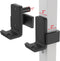 SELEWARE Solid Steel J Hooks for 2" x 2" or 3" x 3" Tube Power Cage, Set of 2 Barbell Holders