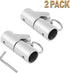 SHENGHUISS 2 Pack 7/8 Inch (22MM) Stainless Steel 316 Folding Swivel Coupling Tube Pipe Connector Fitting for Boat Hand