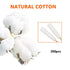 200 Pcs 6 Inch Long Cotton Swabs for Medium and Large Pets Ears Cleaning or Makeup