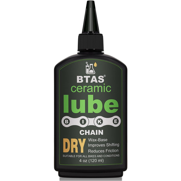 BTAS Ceramic Dry Bike Chain Lube 4 oz -UV Tracer Dye -Road,Mountain