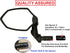 Hafny New Bar End Bike Mirror, HD Glass Lens, Adjustable & Rotatable Safe Rearview Bicycle Mirror (Silver Glass, 1 pc)