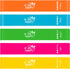 Fit Simplify 10 Inch Resistance Loop Exercise Bands, Set of 5, Assorted Colors