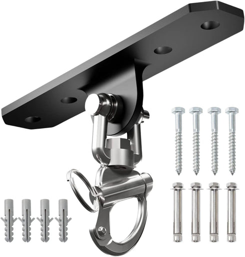 Yes4All Heavy Bag Mount for Punching Bag Hanger, Heavy Duty Swing Hanger for Yoga, Boxing Bag, Indoor & Outdoor Gym