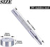 Swpeet 120Pcs Silver Fastener Screw Snaps with 1Pcs Snap Setting Tool Kit for Furniture Canvas Fabric Boats