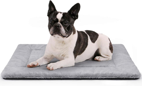 Dog Bed, Washable Dog Crate Mat, Ultra Soft & Anti-Slip, Fits Crates & Kennels for Dogs Up to 25 lbs, 24" x 18"