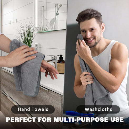 16 27 Inch, 3 Pack Orighty Gym Towels, Highly Absorbent Sweat Towels, Soft and Quick Drying Gym Towel for Daily Use