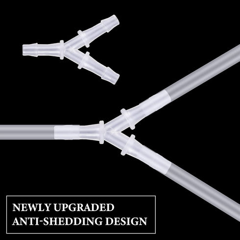 Aquarium Air Pump Connectors, 4 Pieces Y Shape Airline Tubing Connector for 3/16 in Air Line Fish Tank Accessories