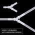 Aquarium Air Pump Connectors, 4 Pieces Y Shape Airline Tubing Connector for 3/16 in Air Line Fish Tank Accessories