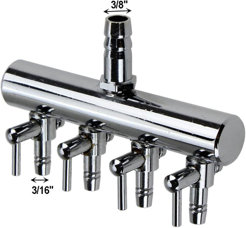 AQUANEAT Aquarium Control Valve, Fish Tank Air Flow Distributor Splitter for Commercial Air Pump Accessories