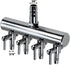 AQUANEAT Aquarium Control Valve, Fish Tank Air Flow Distributor Splitter for Commercial Air Pump Accessories