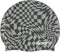 Sporti Silicone Swim Cap with Graphic Design, Height 7.6" Opening 7.5", Non Slip