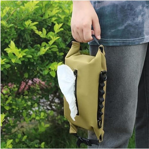 JVHOO Waterproof Travel Camping Wipes Dispenser Case, Baby Wipe Dispenser, Reusable Outdoor Hanging Wet Wipe Storage