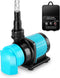 320GPH Mini Aquarium DC Water Pump with Controller, Submersible Return Pump for 20g to 50g Aquariums