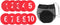 KaiYeA Spot Markers 10Pcs Numbered Floor Spot Markers Footstep Mat, Gym Floor Practice,